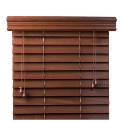 Cherry 2 Inch Customized Real Wood Blinds