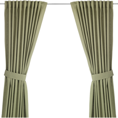 Ingert Curtains With Tie-Backs 1 Pair