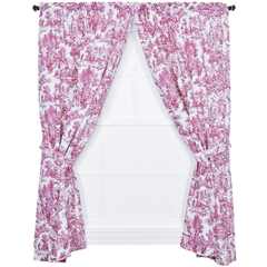 Victoria Park Toile 68-Inch-by-63 Inch Tailored Panel Pair