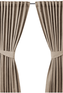 Blekviva Curtains With Tie-Backs 1 Pair
