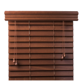 Cherry 2 Inch Customized Real Wood Blinds